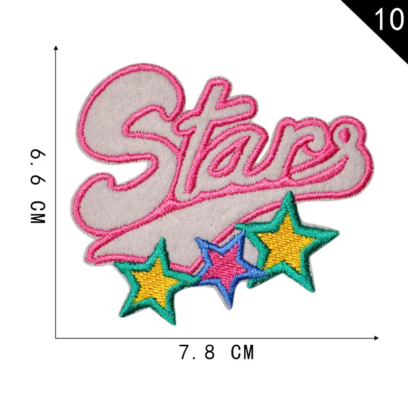 Custom Iron On Large Design Woven Patches Embroidery Logo Embroidered Chenille Patch