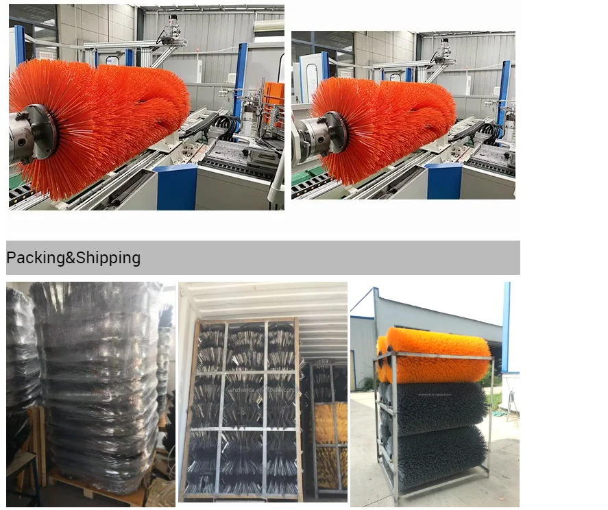 Rotary Sweeper Brush plastic wholesale sweeper broom and dustpan for Dulevo 5000/6000