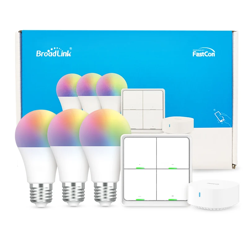 Смарт-лампы BroadLink SKE27/26 Fastcon с поддержкой Bluetooth и Google Assistant