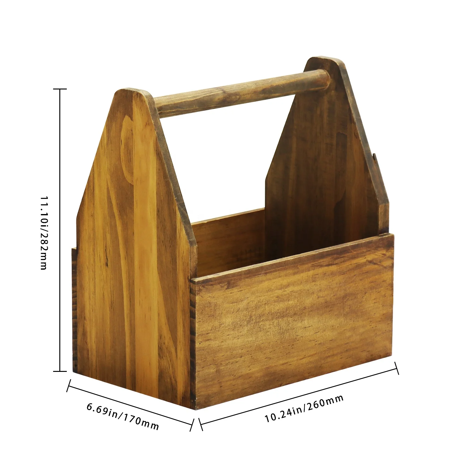 Wooden beer basket exquisite and retro restaurant bar household wooden wine rack