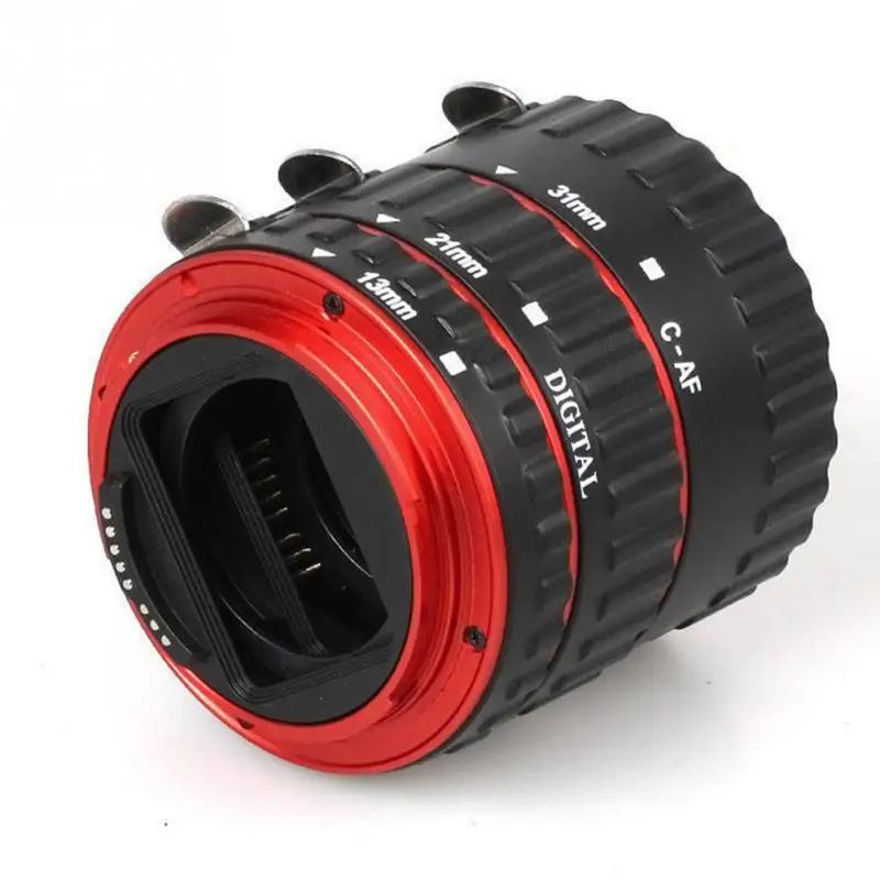 Адаптер для объектива с автофокусом AF макро Удлинительное Кольцо Canon EF-S T5i T4i T3i T2i 100D 60D 70D 550D 600D 6D 7D