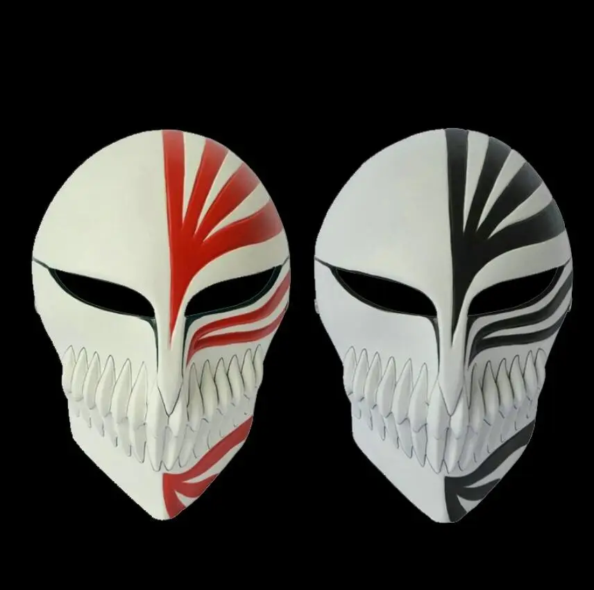 Japan Anime red black cosplay death Kurosaki Ichigo resin masks