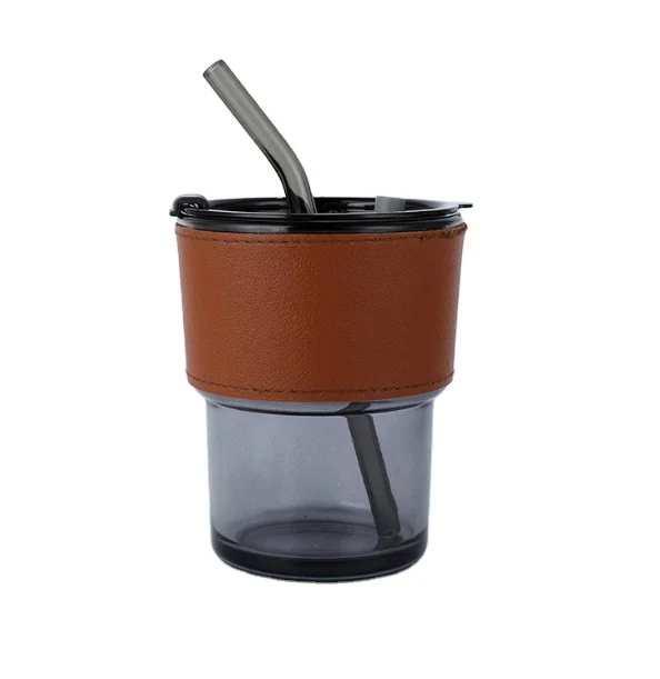 Многоразовые очки для питья бамбуковые крышки банок стеклянная соломенная сублимационная банка 16 унций