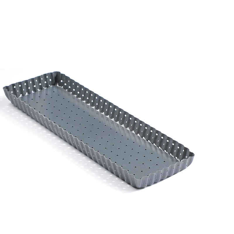 Aluminum pie pan round rectangular bread pan heavy duty mini egg tart baking tray small perforated spring form cake pan set