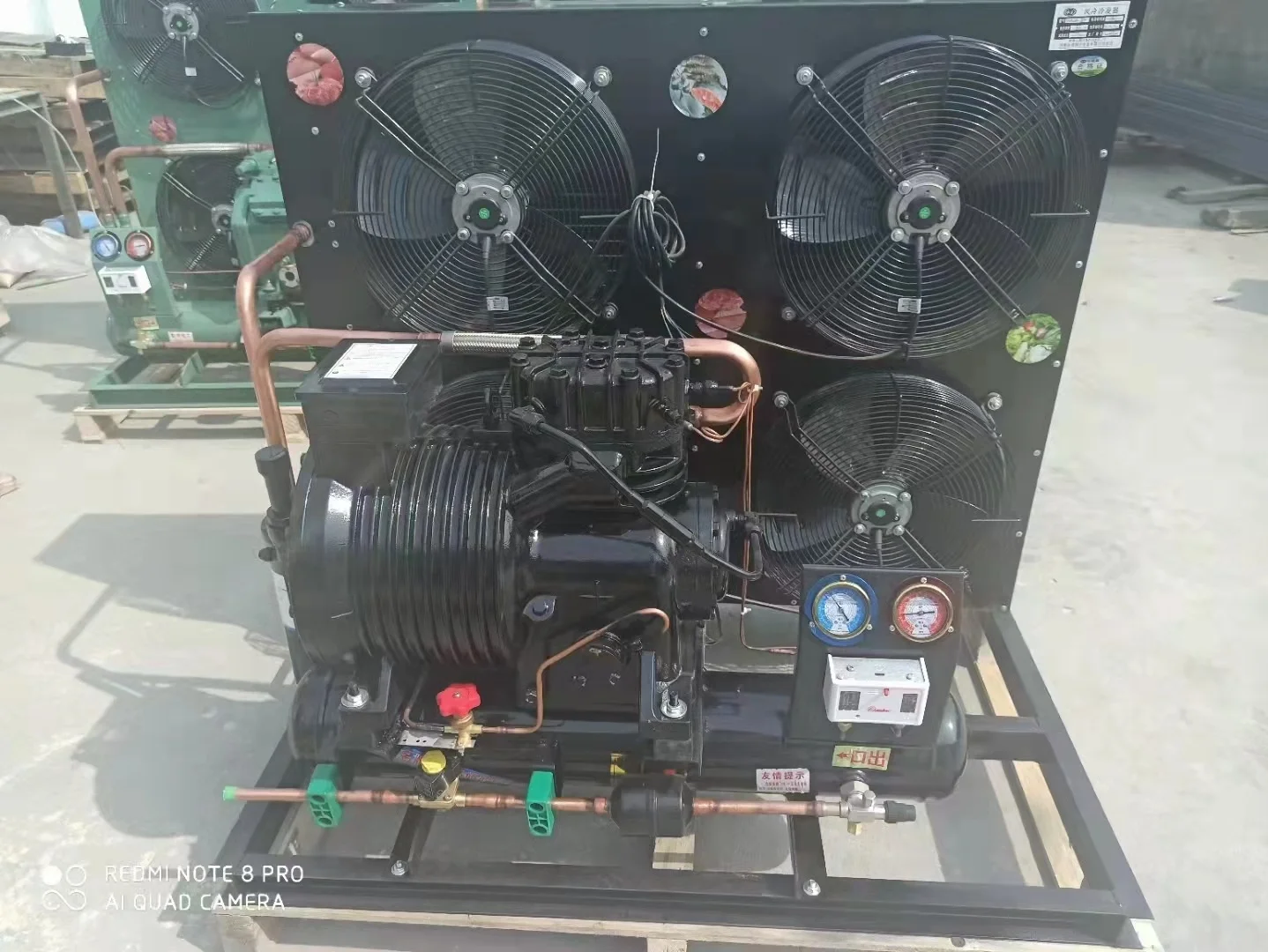 HIGH Temp 25HP  Freon Cooling Freezer Outside R134a Refrigeration Single Phase Coldroom Compressor Condensing Unit Price