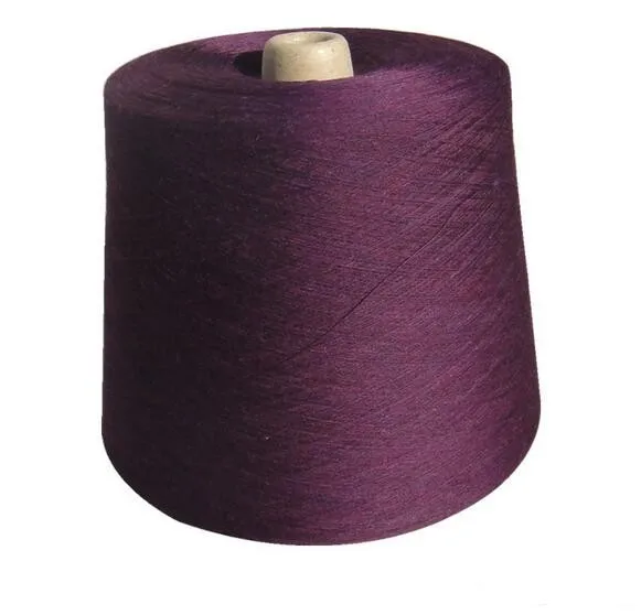 
China dyed color close virgin dope dyed 100% polyester yarn for fabric leather knitting 