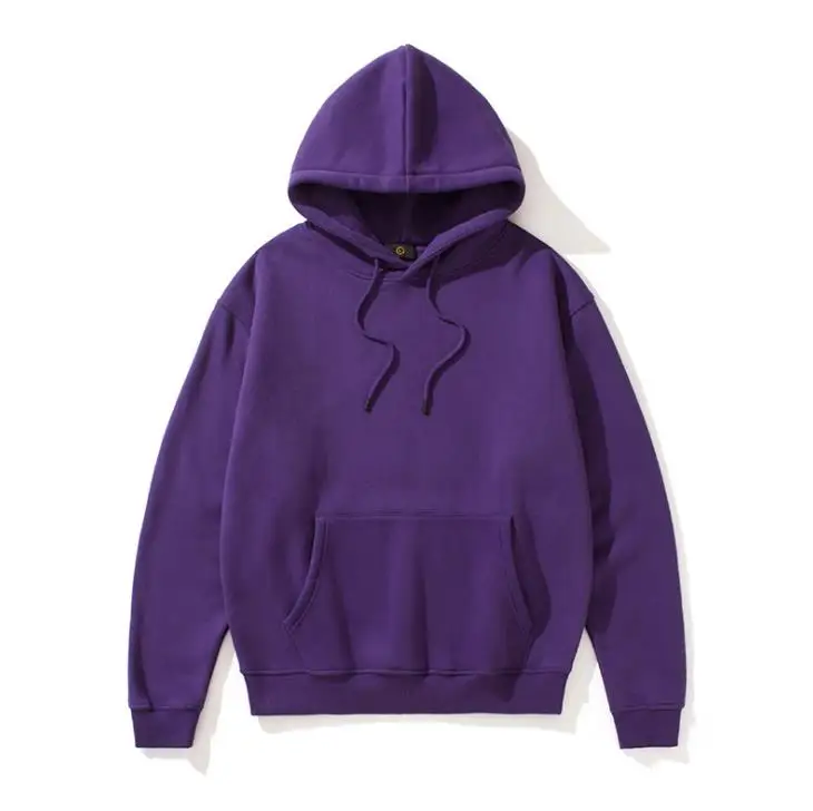
Wholesale custom logo sweatshirts unisex men women long sleeves organic cotton oversized plain hoodies pullover sweatshirt 
