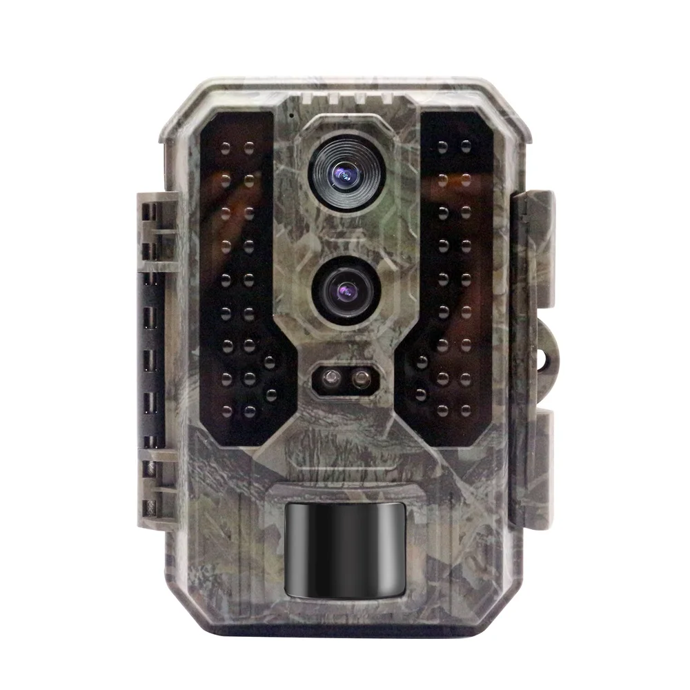 New Arrival  Dual Lens 4K Hunting Trail Camera 32MP/20MP/16MP/12MP with 940NM Invisible IR LED Night Vision Hunting Trail Camera