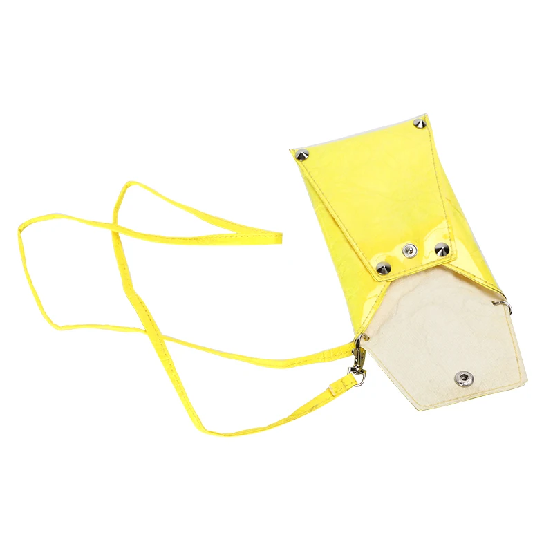 Manufacturer customized  Tyvek  paper  waterproof purse   yellow  purse durable bank card bag lightweight wallet
