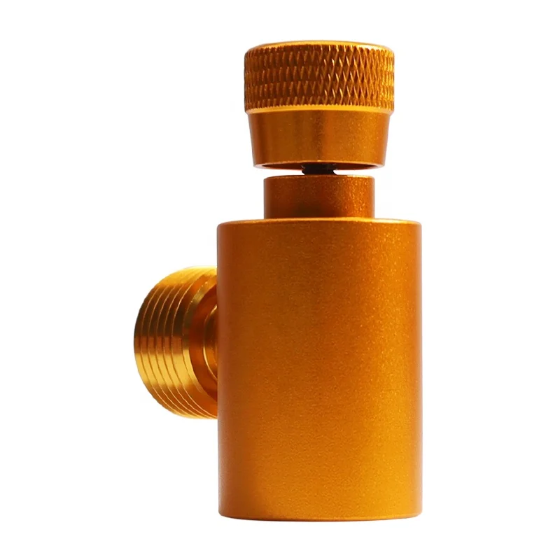 New Alloy Material External Thread Din477 W21.8-14  to TR21-4 Soda Maker Cylinder Refill Filling Gas Adapter