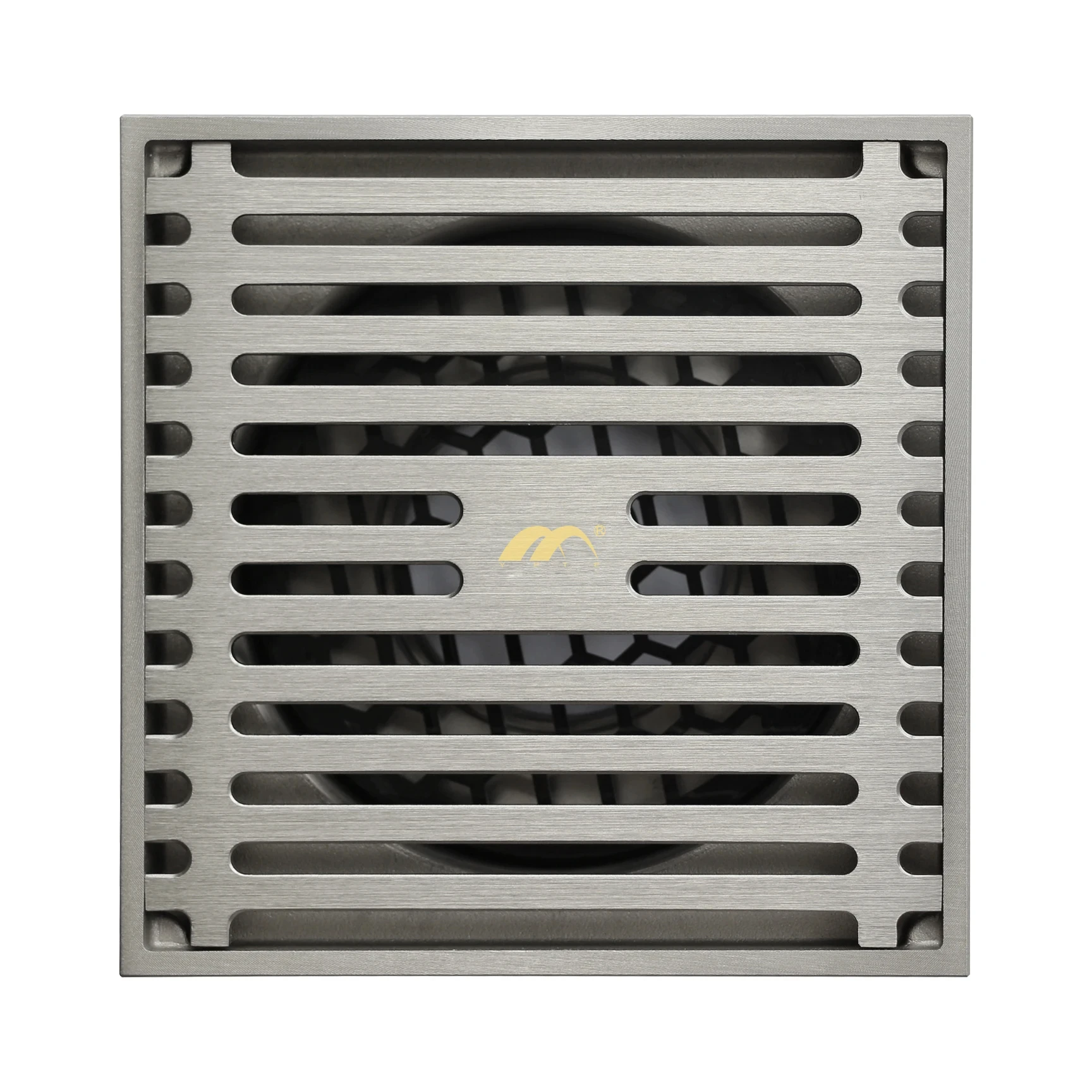 Brass floor drain  an be connected to washing machine hose square floor drain