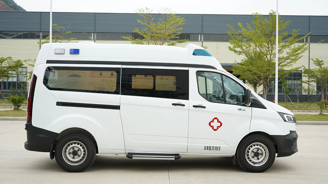 New Ambulance Car Transit V362 Monitoring First Aid ABS Interior Professional Manufacture Medical Ambulance Vehicle