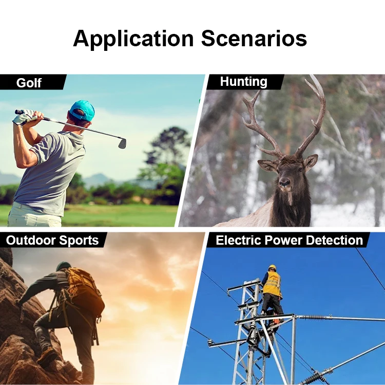 Quick and Easy-to-Use Digital Angle Finder 600Y Golf Laser Rangefinder with High Accuracy Multi-Functional