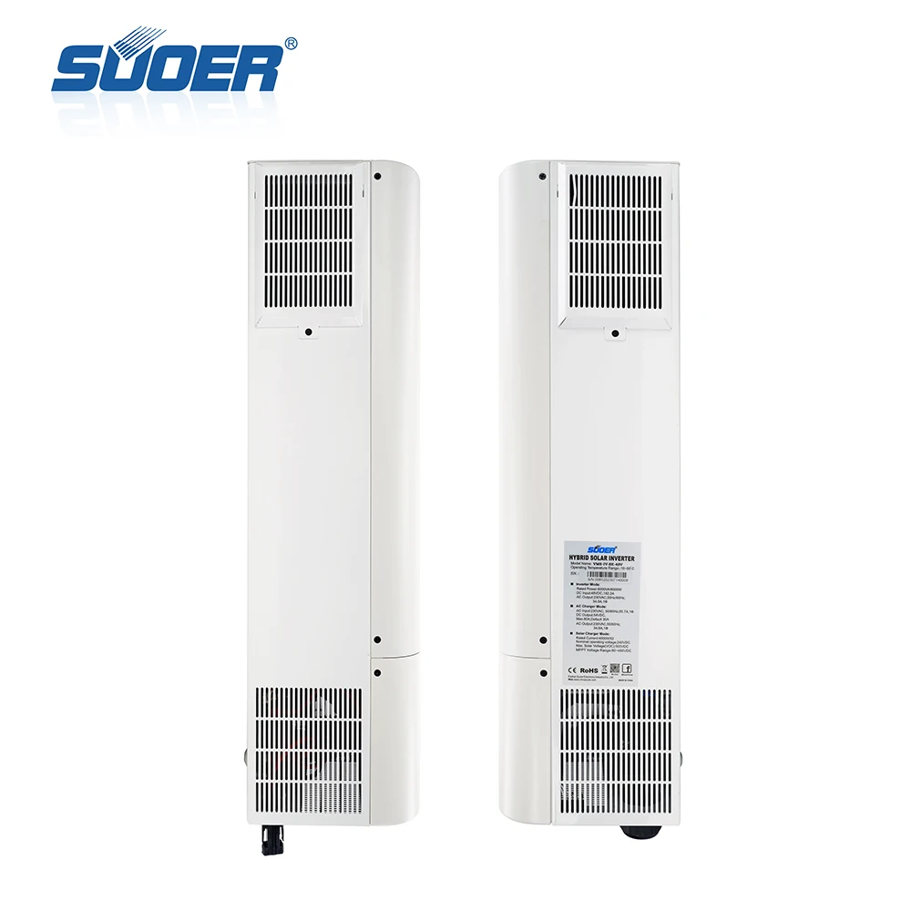 Suoer 120v/240v 48v 12kw Split phase solar inverter pure sine wave inverter with WIFI monitoring for home use for American
