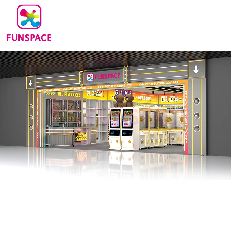 Funspace Factory Price Coin Operated Claw Machine Arcade Catch Doll Game Machine Gift Machine