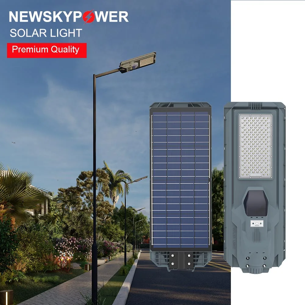 Economical Street Light Solar All In One Solar Outdoor Led Street Lamp With Radar Sensor