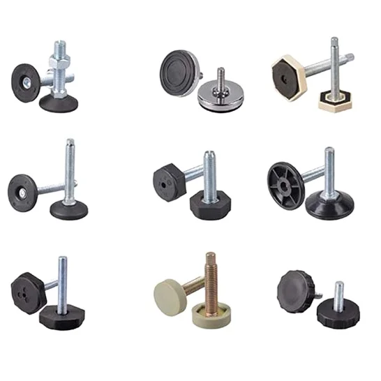 Cabinet Machine Furniture Leg Swivel Leveling Adjustable Rubber Feet