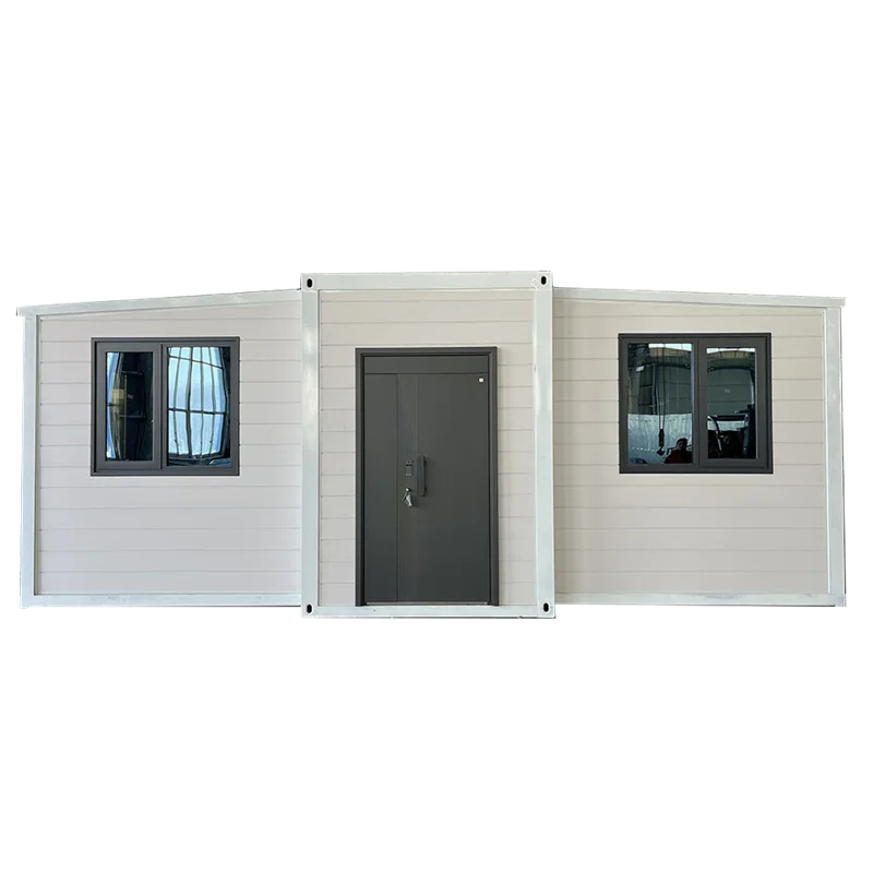 20 & 40 Foot Luxury 3-in-1 Folding Mobile Home Modern Steel Expandable Container House for Bedroom Hotel Shop Apartment Use