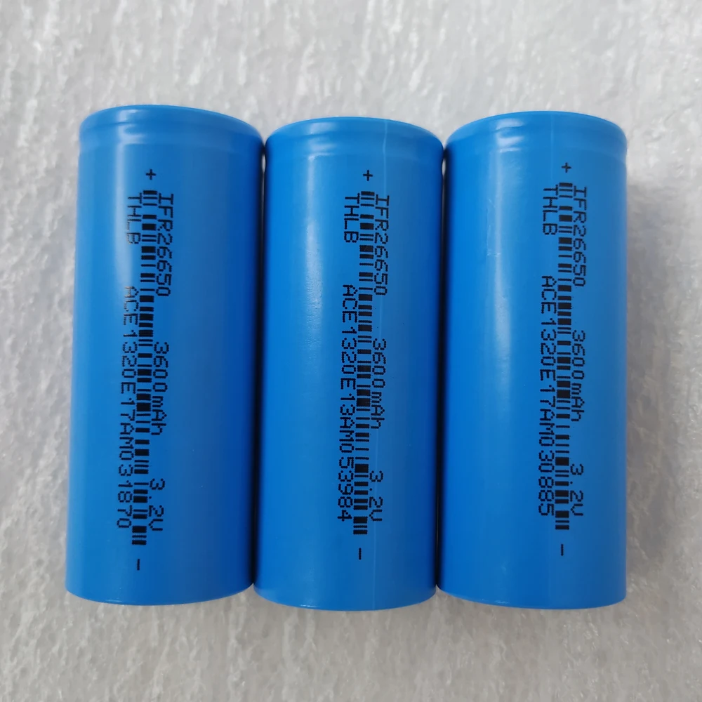 2 years warranty, 26650 LiFePO4 battery cell with 3C discharging rate