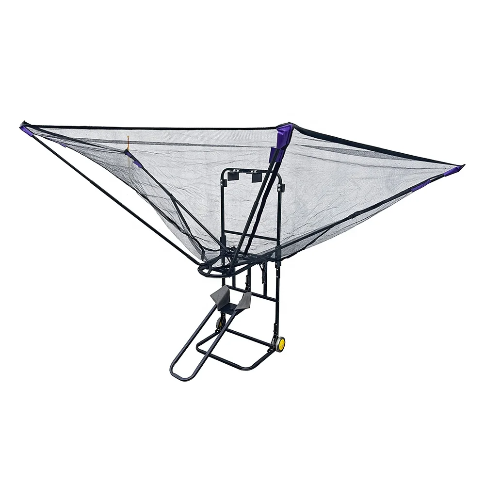 Basketball Rebound Basketball Return Attachment Metal Hanging Basketball Shooting Trainer wih Return Chute