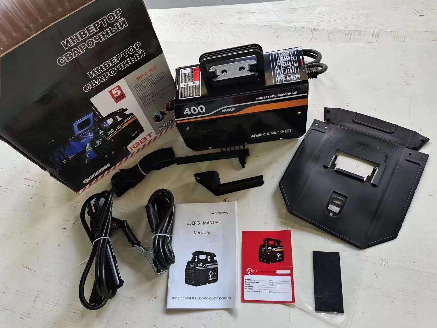 Mini Arc/MMA For Home Use Portable Welders MMA 400 2.5mm  3.2mm electrode DC Inverter Welding Machine With Digital Display