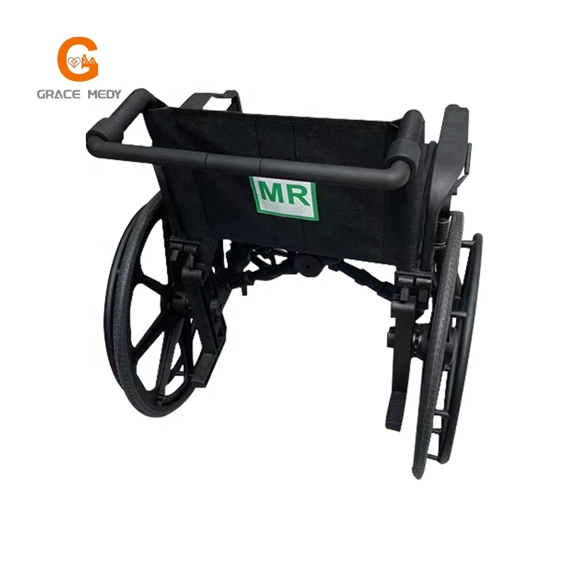 High Quality Super Aviation Plastic examination compatible mri wheelchair