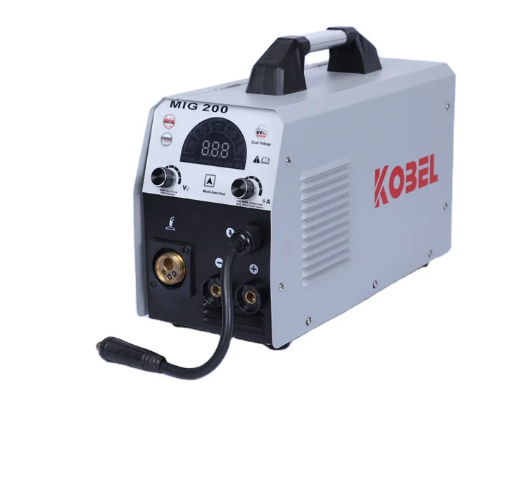 Latest Pulse Mig Welder 220v Double Pulse Synergic Soldar Aluminium Mig Mag Mma Spot Welding Machine 200amp