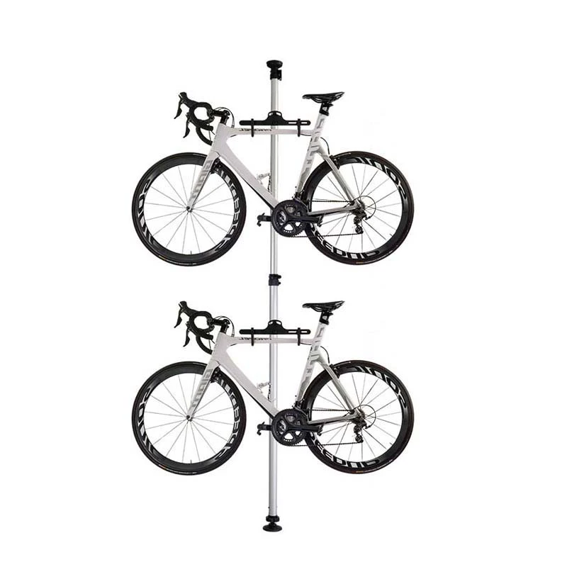 Factory Outlet Adjustable Height Floor To Ceiling Bicycle Storage Rack
