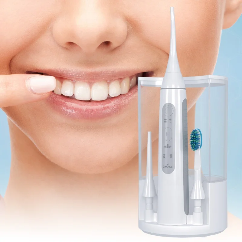 2 in 1 portable electric toothbrush high pressure cleaner water irrigation flosser for teeth ipx7 waterproof