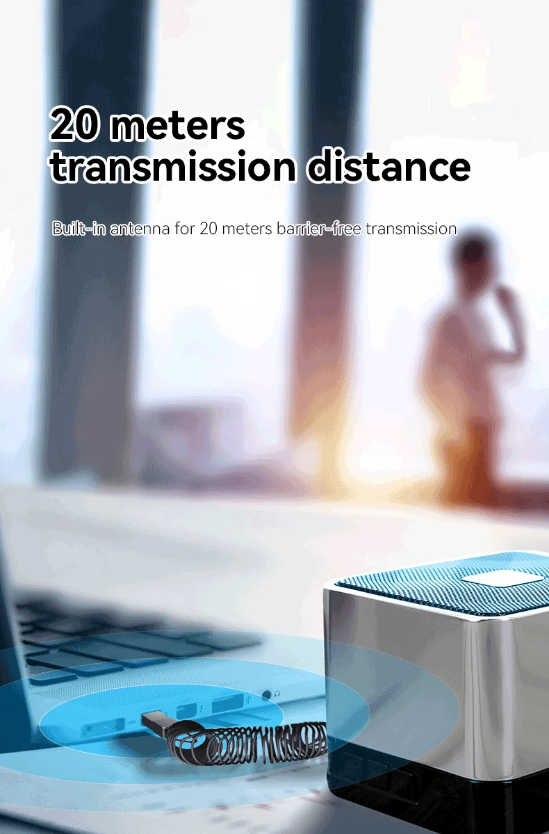 PIX-LINK Bluetooth Aux Adapter Wireless Car Blue tooth Receiver USB to 3.5mm Jack Audio Music Mic Handsfree Adapter for Car Speaker