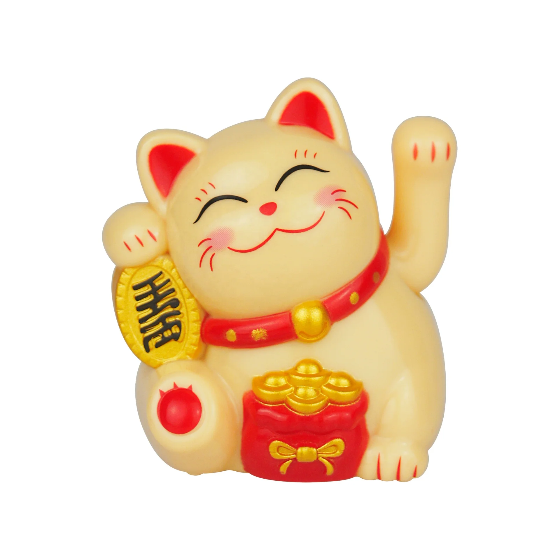 Wholesale Lucky Cat Waving Hand Fortune Feng Shui Cat By Solar Energy