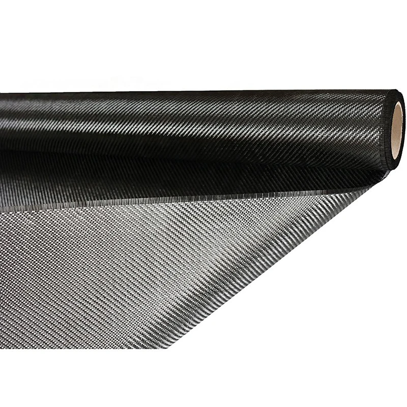 3k 200gsm Plain Twill Weave Setting Carbon Fiber Fabric