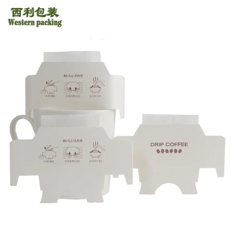 Japan non woven fabric Drip Coffee Filter Bags Portable Paper Ear Style Hanging Cup Coffee Filter Eco-friendly Material