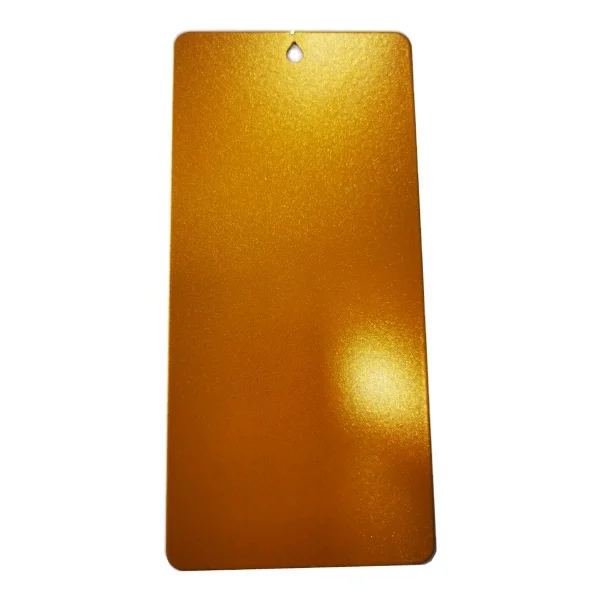In short supply smooth surface pure gold powder coating for building