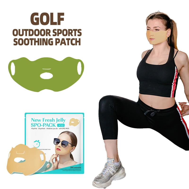 Wholesale Pack Of Jelly Hydro Facial Mask 3D Moisturizing Whiten Hyaluronic OEM Masks For Outdoor Sport