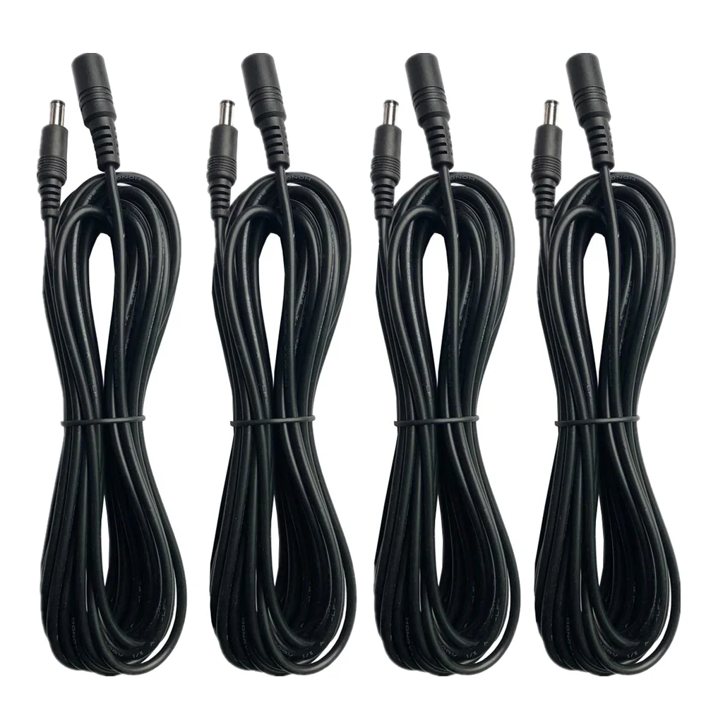 Штекер адаптера питания постоянного тока 5,5X2,1 мм 5,5X2,5 мм, электрический провод постоянного тока для камеры видеонаблюдения