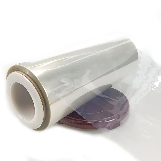 Cailong Transparent Pet Pettransparent Polyethylene Plastic Film Sheet Clear Transparent PET Film With PE Film For Thermoforming