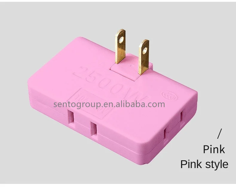 1 Piece Of Rotatable Socket Converter One In Three 180 Degree Extension Multi Plug Mini Slim Wireless Outlet Adapter