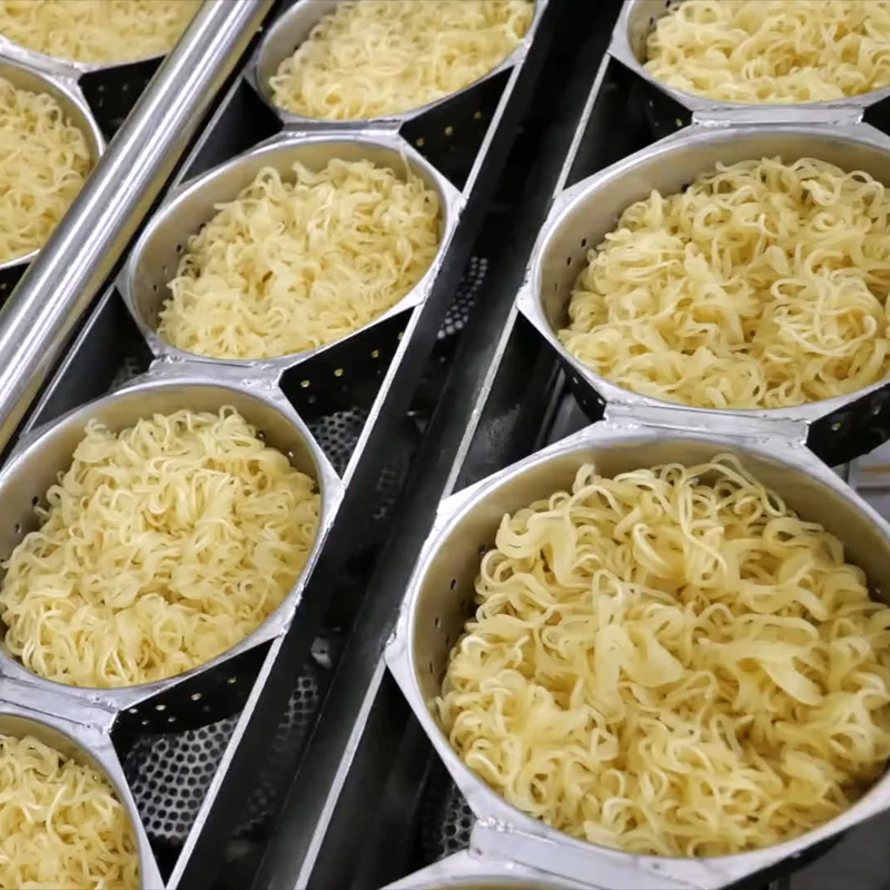 Fast Delivery SS316 Customized Heat Proof Buldak Ramen Noodle Fryer Cellnoodle cutter machine