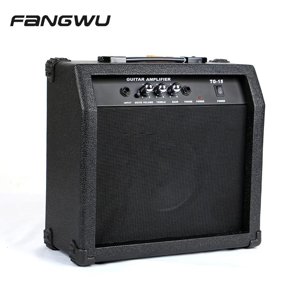 Electric Guitar Amp 25W Amplifier Practice Home Amplifier Built In Speaker Headphone Jack And Aux Input
