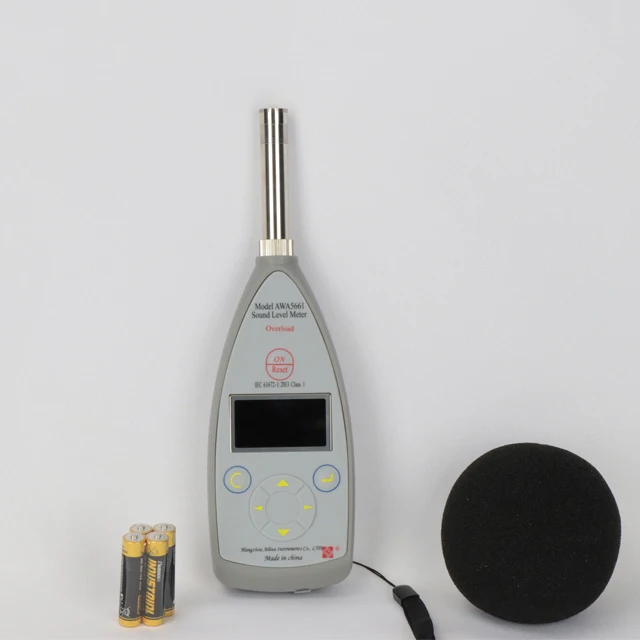AWA5661-2 integrating sound level meter leq and Sound Level Meter Type 1 with Calibration Certificate 25-140dB 1.5 Year Warranty