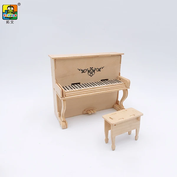 Wood piano Cello Music Instrument Toy Wooden Children Kids Musical Fun Educational Cartoon Musical Keyboard Piano Toy