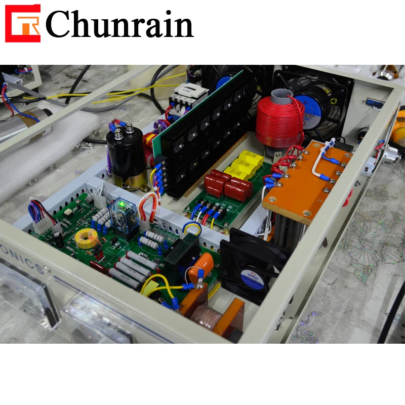20K 2000W Ultrasonic generator with transducer converter and horn for ear loop