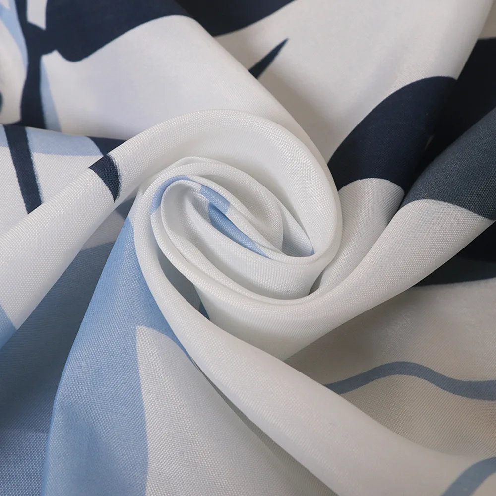 Cross-border 3D digital direct injection technology bamboo shower curtain bathroom partition curtain