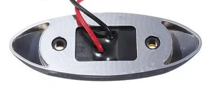 2 led Clear Side Marker Amber/White/Red/Blue/Green Dual Color 12v/24v/10-30v Position Indicator Tail Light for Truck Trailer