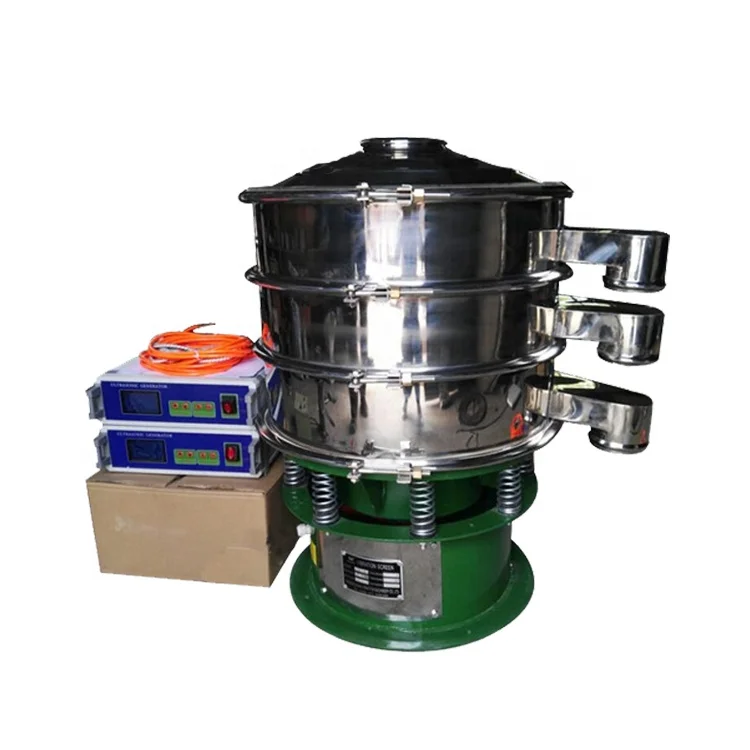 
Industrial Mini Circular Ultrasonic Vibrating Screen Sieve Machine For Guarana Powder 