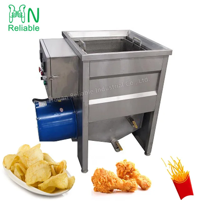 Commercial manual deep fryer Vertical industrial frying equipment potato chips chin chin fryer  french fries chicken onion