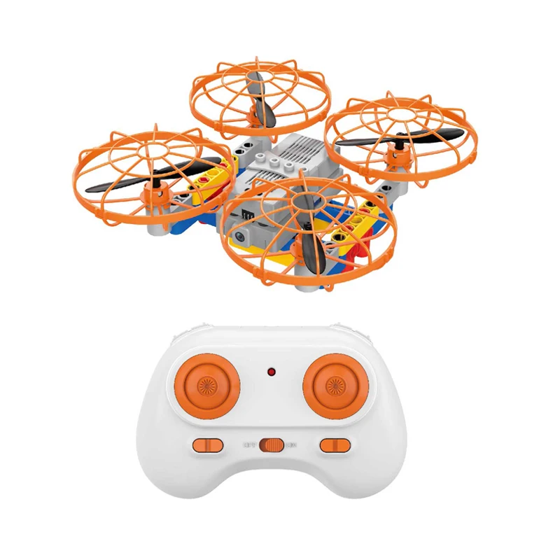 Бемей игрушка, развивающая игрушка, развивающая двойная форма, Радиоуправляемый строительный блок, Дрон и автомобиль, кирпичный Квадрокоптер, игрушка для школьного обучения