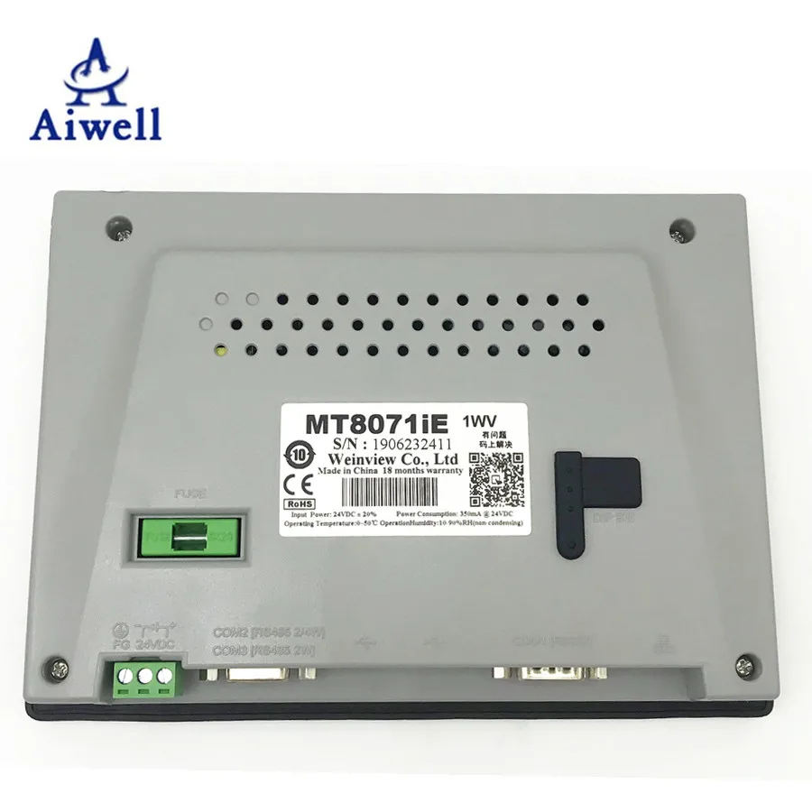 ЖК-дисплей с сенсорным экраном, HMI 7 in De Weintek 7 дюймов, емкостный USB-интерфейс, сенсорный экран MT8071IE, цены, хвалю