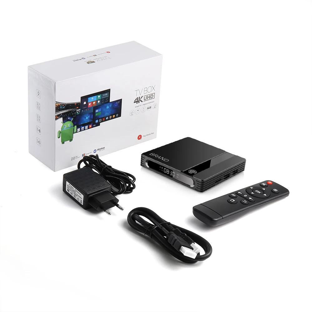 2020 New 4k STB smart tv box Android 9.0 Amlogic S905X3 2g 16g dual wifi android set top box